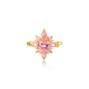 Rua Pink Starlight Heart Ear Cuff