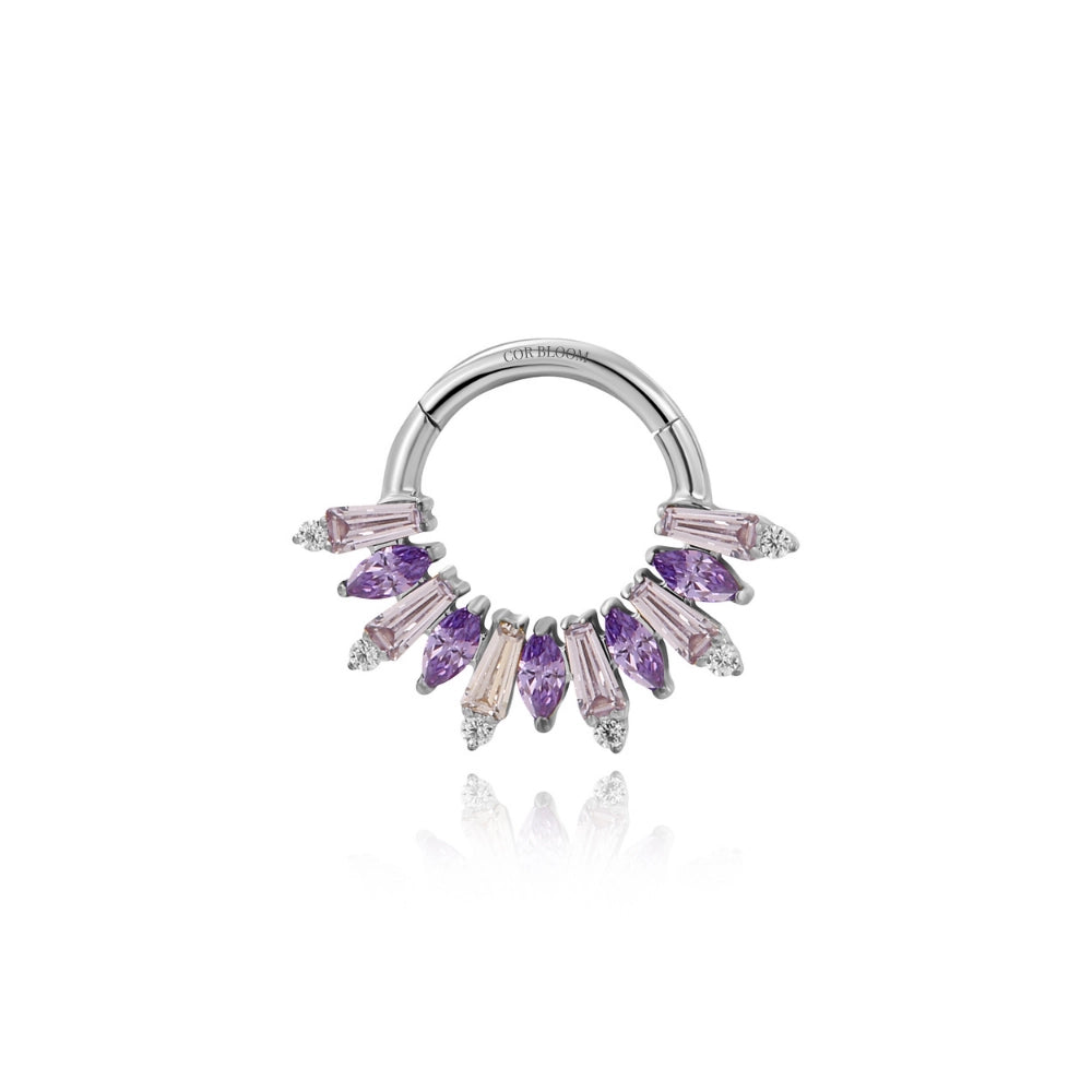 Titanium Perseus Clicker - Amethyst