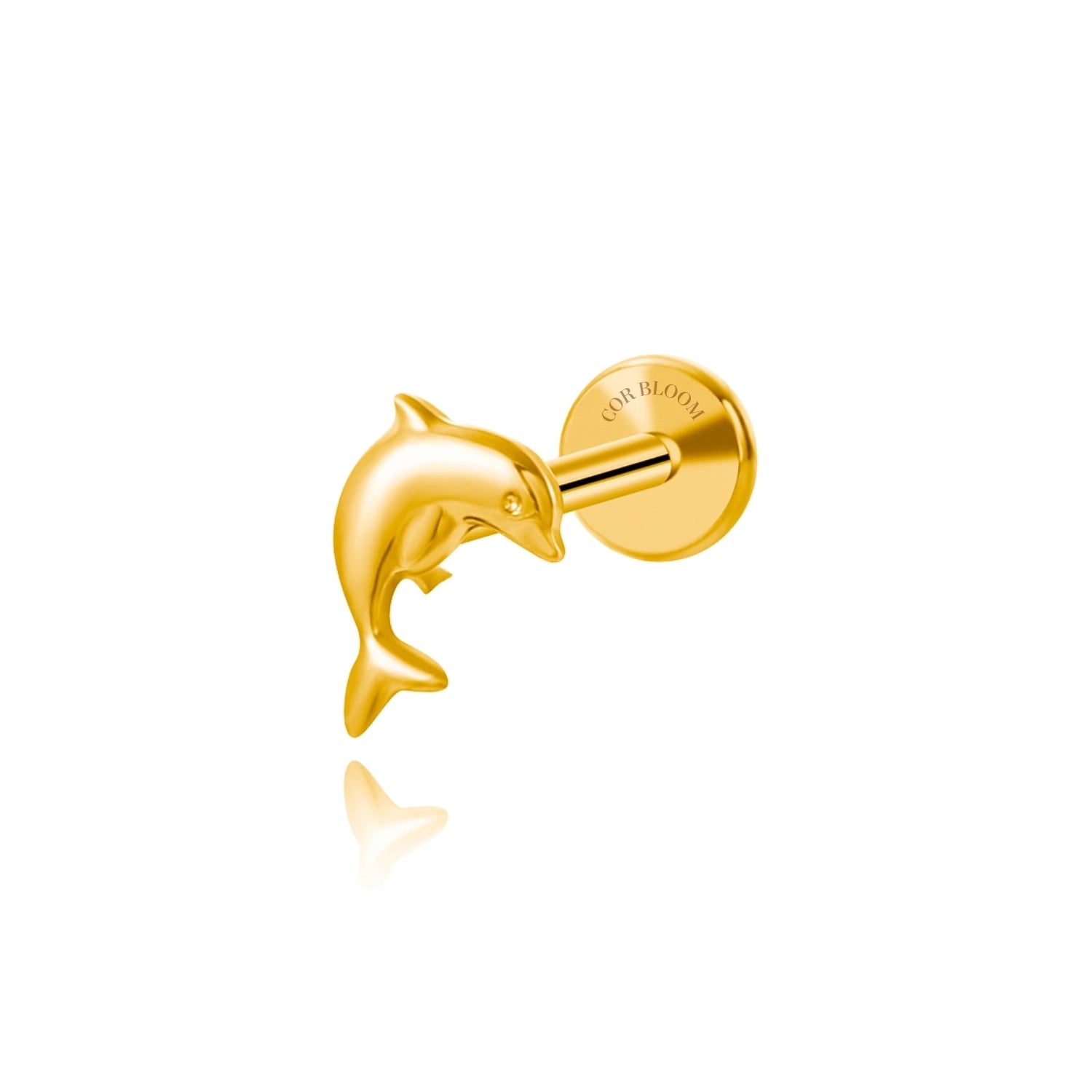 Titanium Little Dolphin Piercing Earring