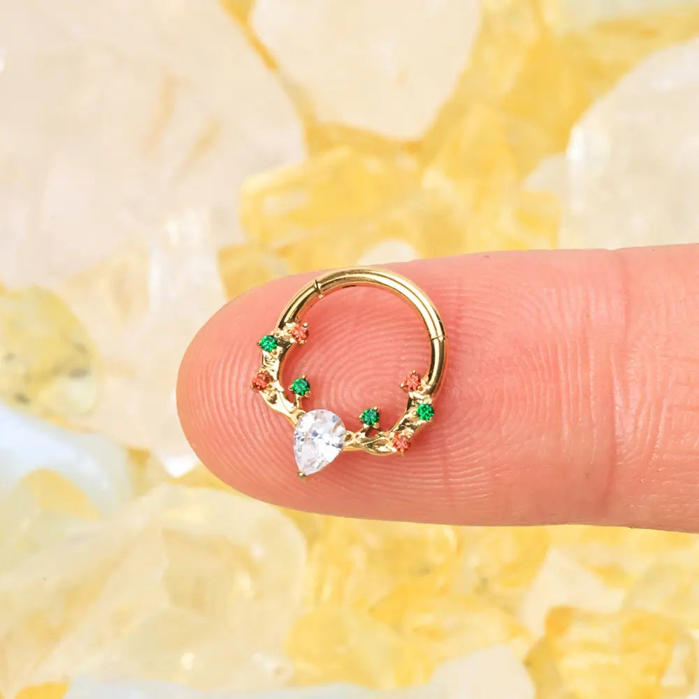 Titanium Diamond Reindeer Clicker - Spring