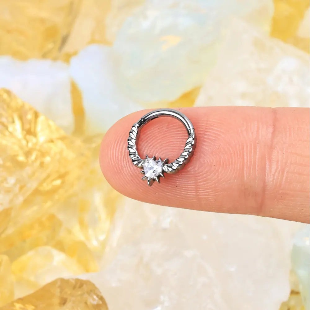 Titanium Heart of Thorns Clicker - Diamond