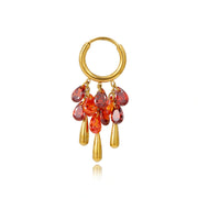Titanium Kalliope Red Garnet Pomegranate Cascade Clicker
