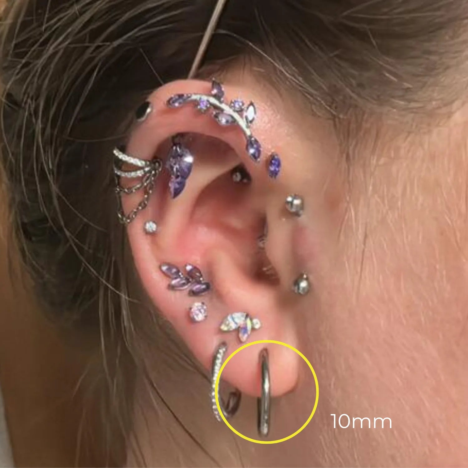 Titanium Essential Hoop Earring (20G)