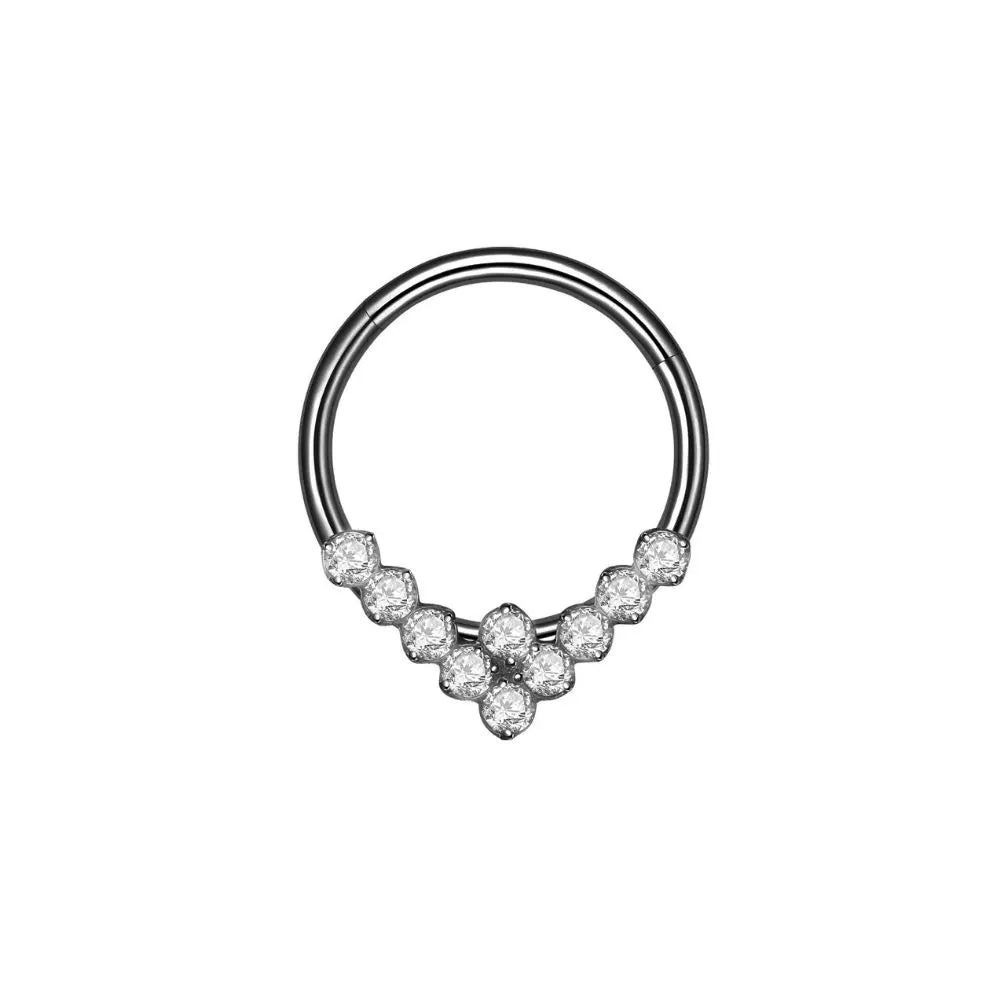 Titanium Harmoni Crystal Cluster Clicker