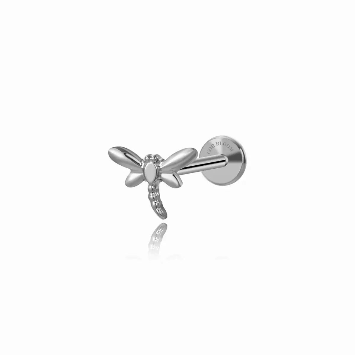 Titanium Mini Dragonfly Piercing Earring