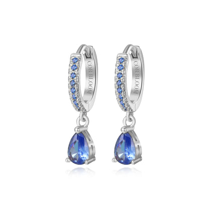 Tanzanite Perry Waterdrop Hoop Earrings