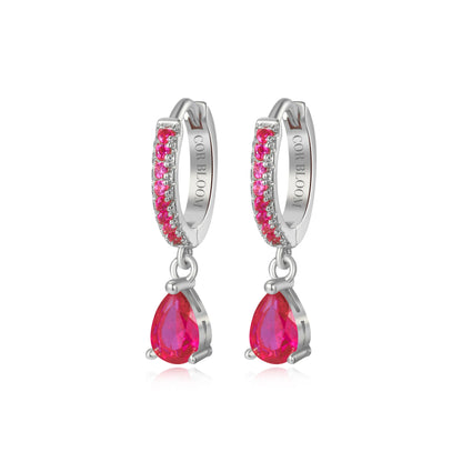 Ruby Perry Waterdrop Hoop Earrings