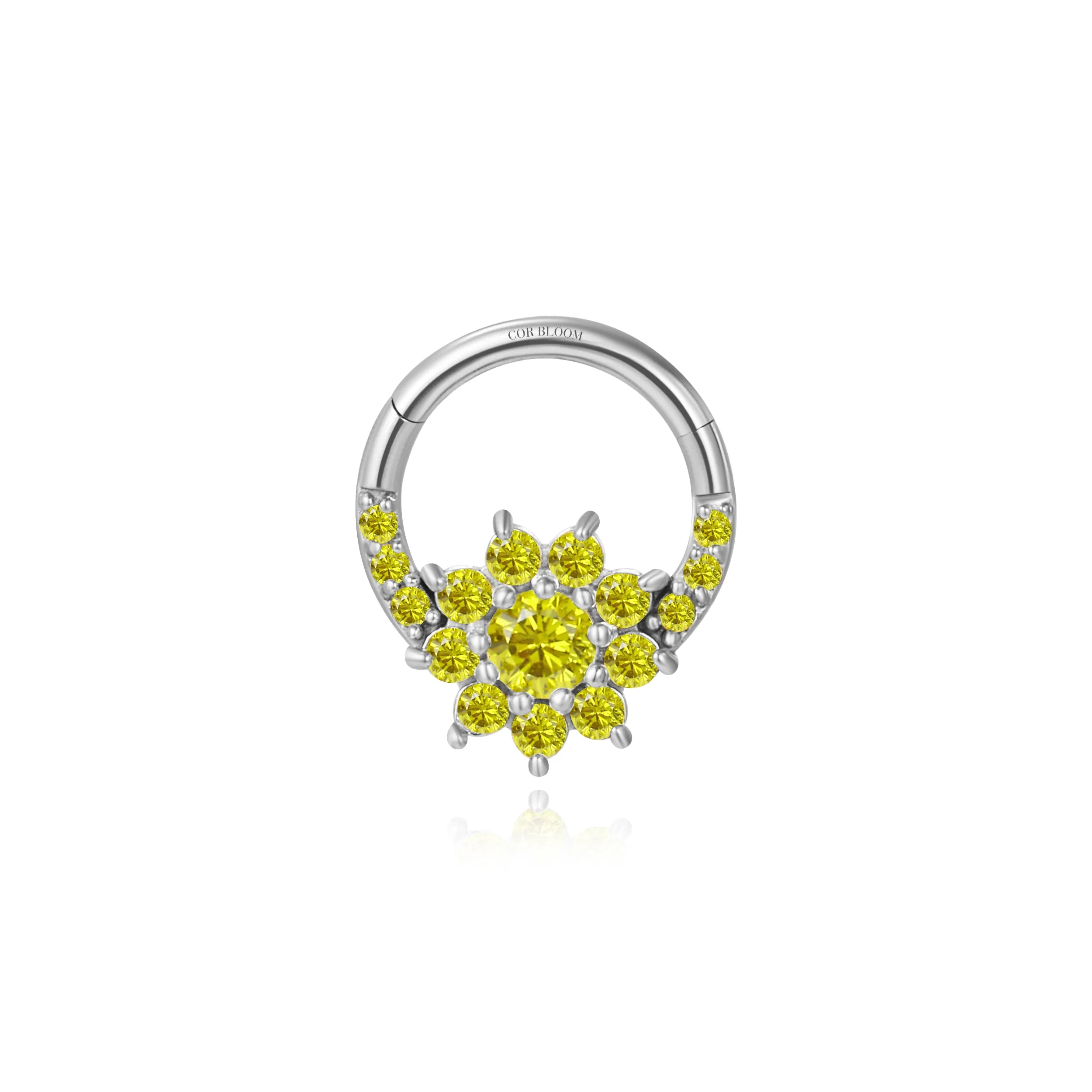 Emery Peridot Sunflower Clicker