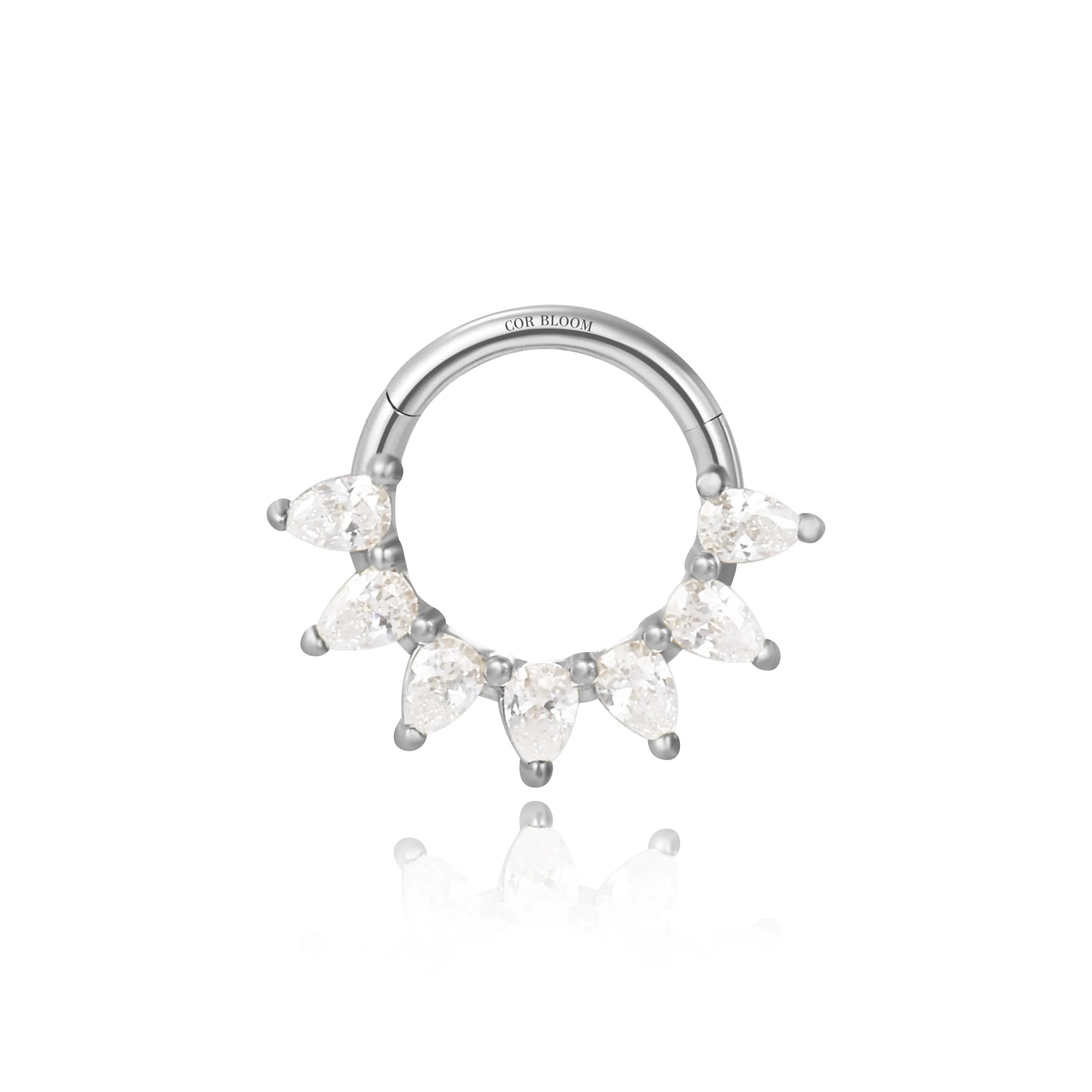 Daleyza Pear-Cut Diamond Clicker
