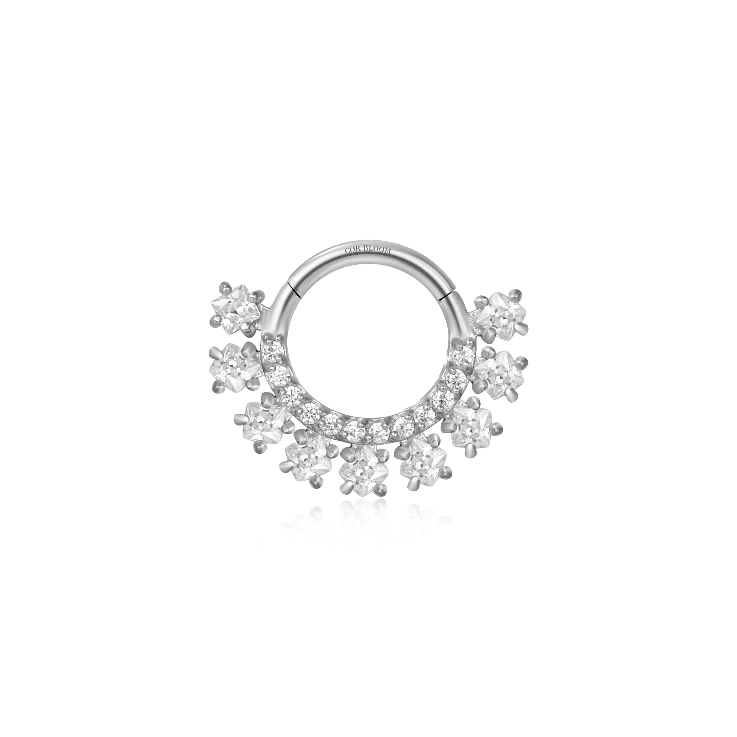 Callie Square Cut Diamond Clicker