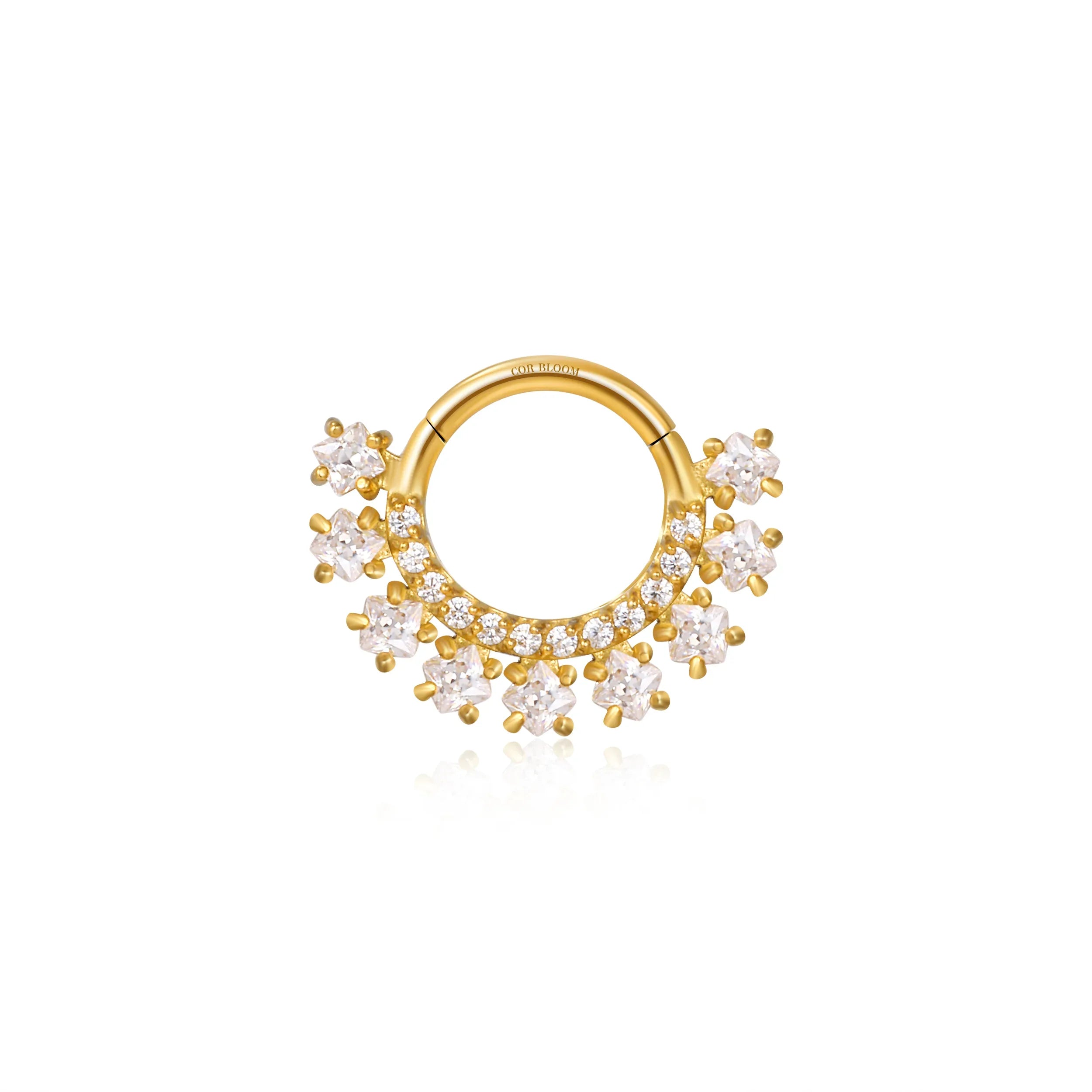 Callie Square Cut Diamond Clicker