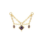 Helios Duo-Kette - Amethyst