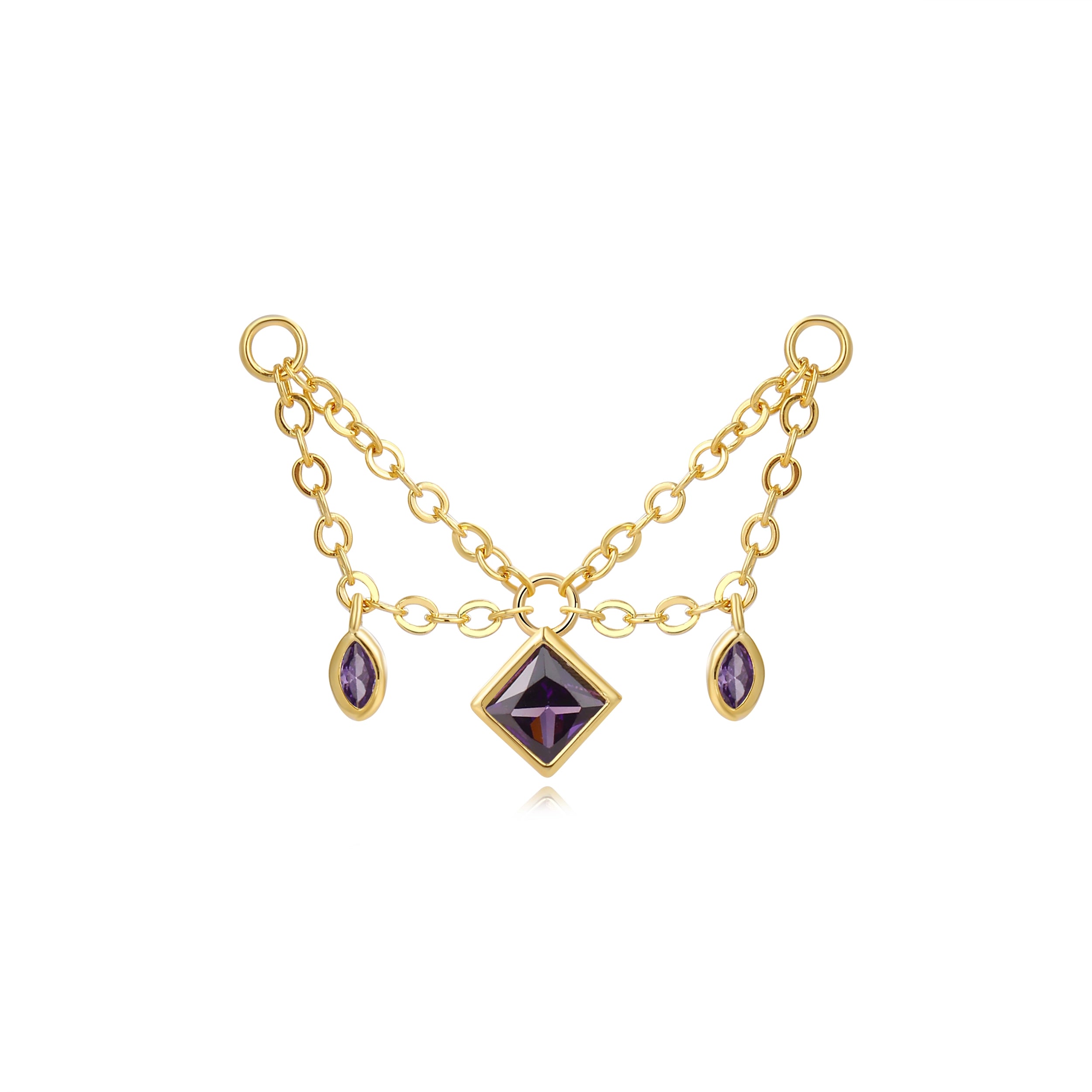 Helios Duo Chain - Amethyst