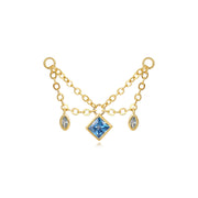 Helios Duo Chain - Aquamarine