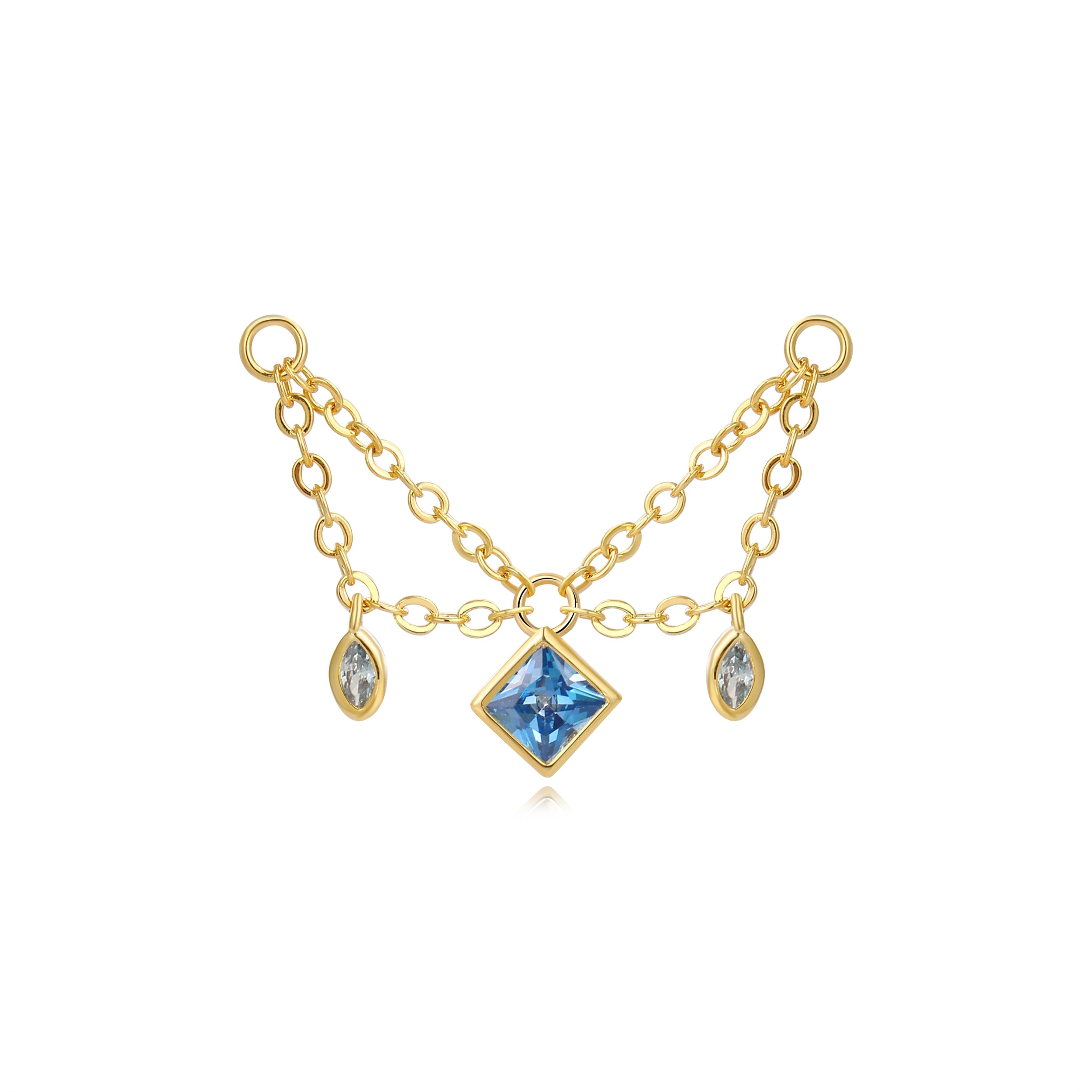 Helios Duo Chain - Aquamarine