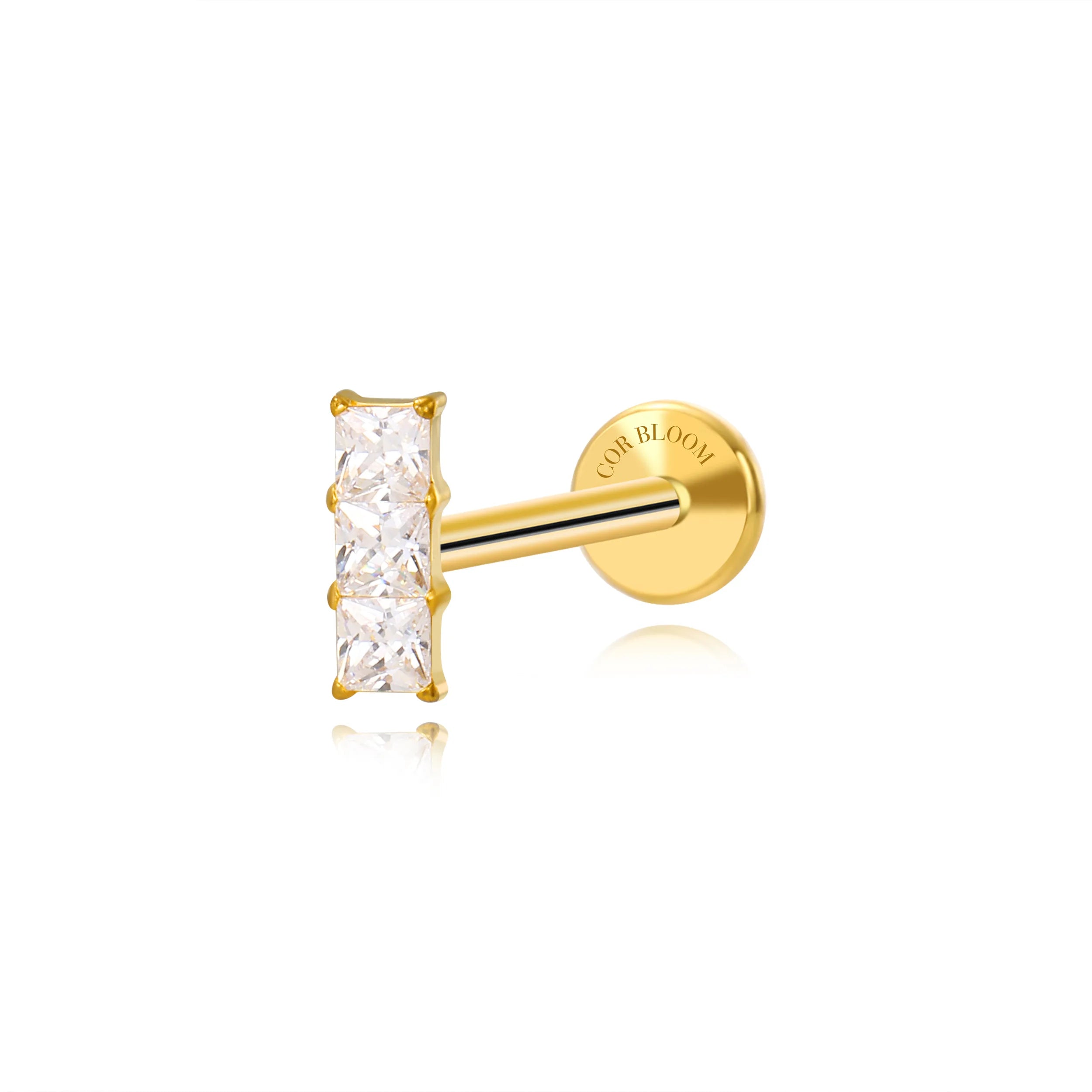 Titanium Zolla Trio Crystal Sugar Cube