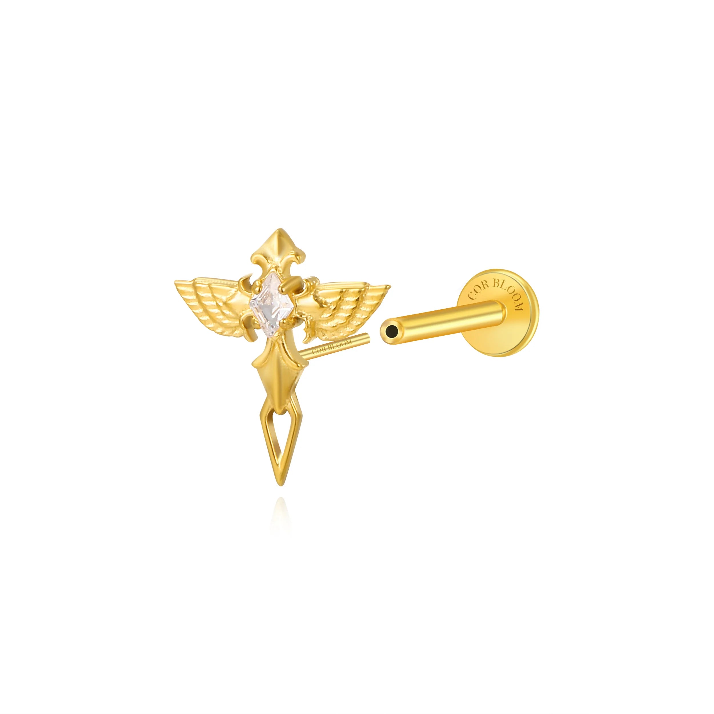 Titanium Diamond Sword of Justice Stud