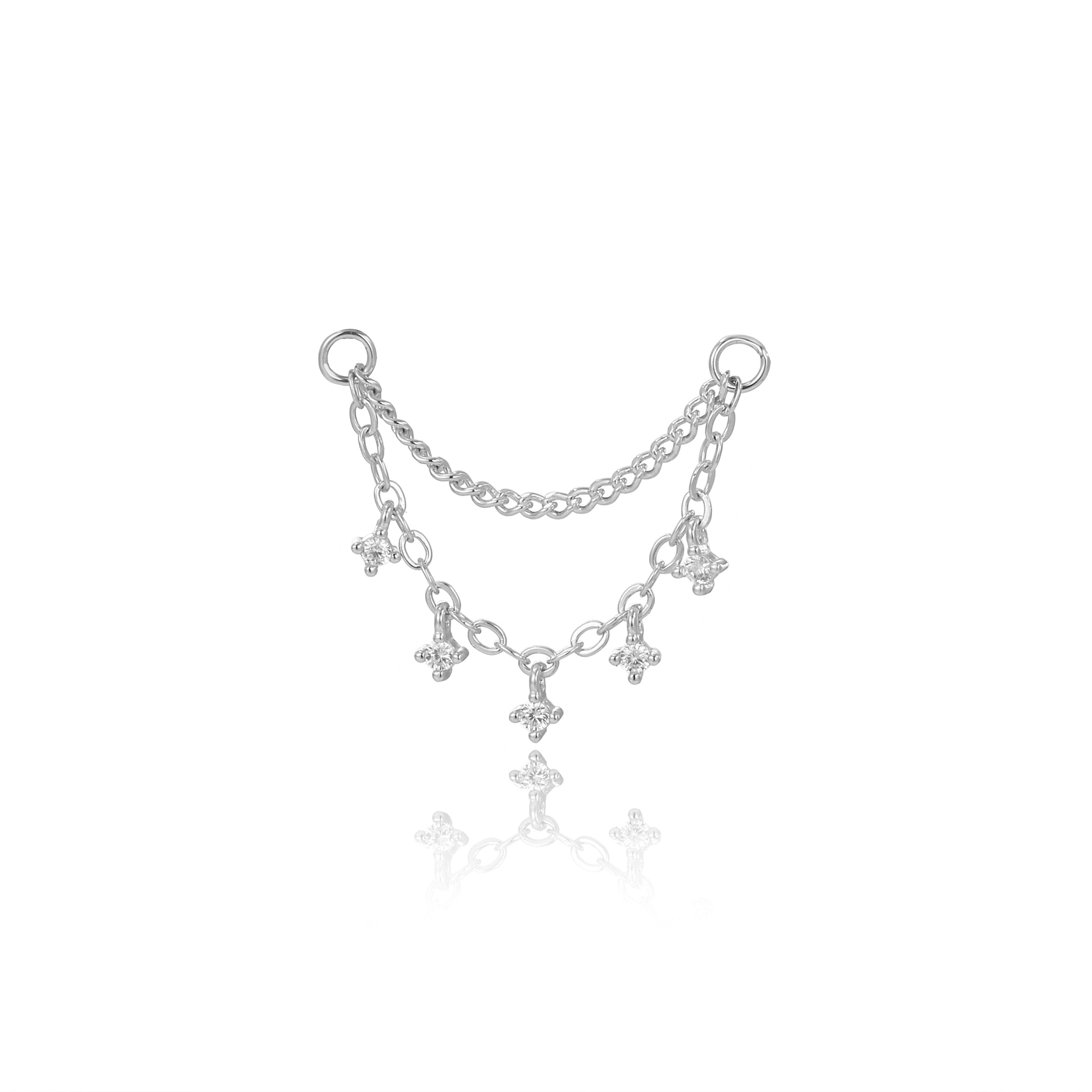 Adara Diamond Chain Attachment •  Helix Dangling Chain