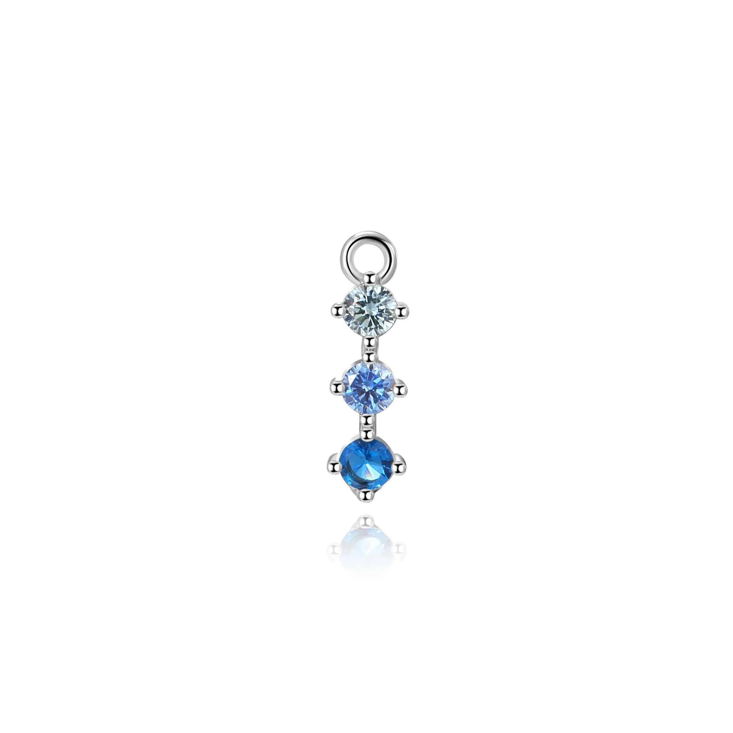 Everlee Aquamarine Azure Trinity Charm