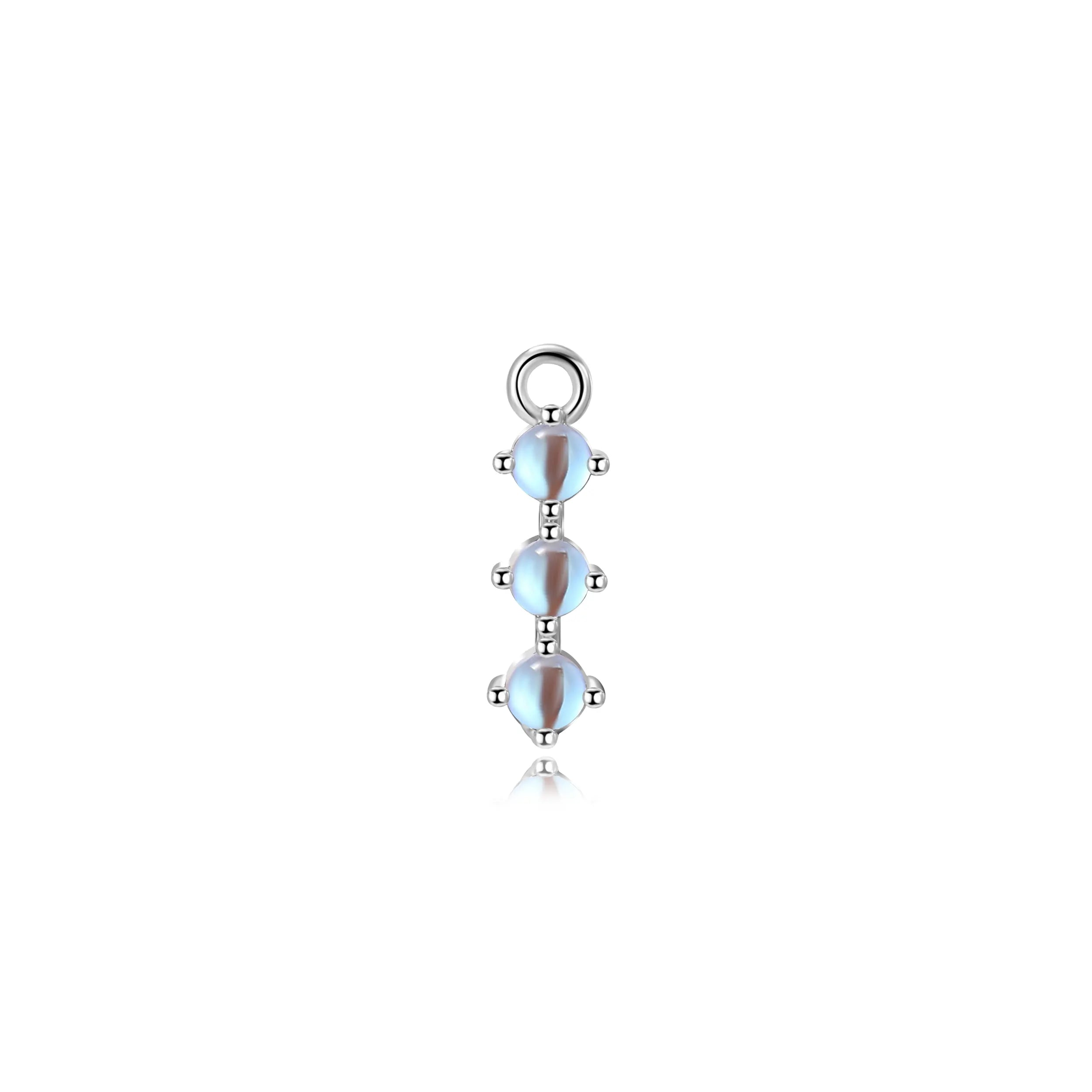 Everlee Moonstone Starlight Trinity Charm