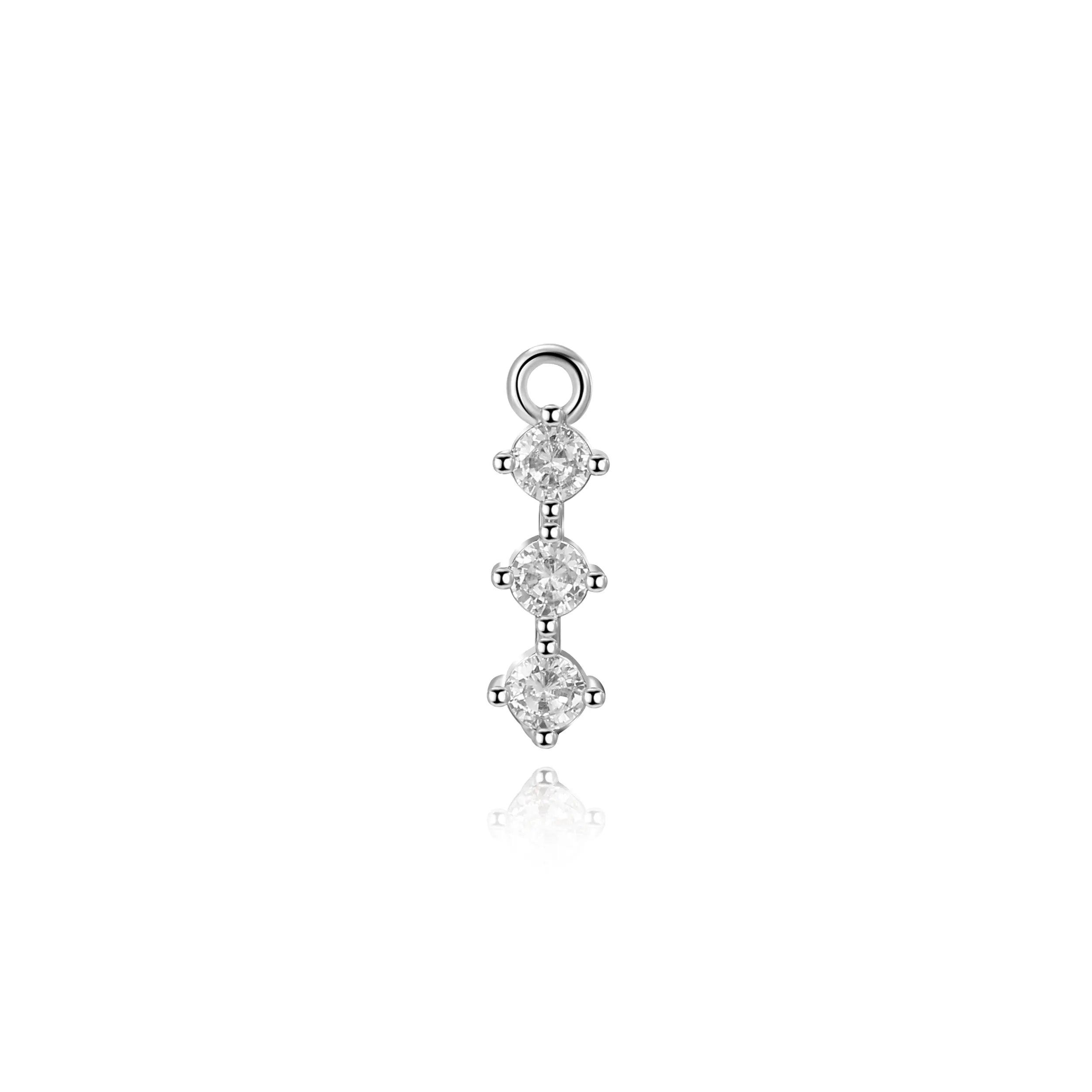 Everlee Diamond Glow Trinity Charm