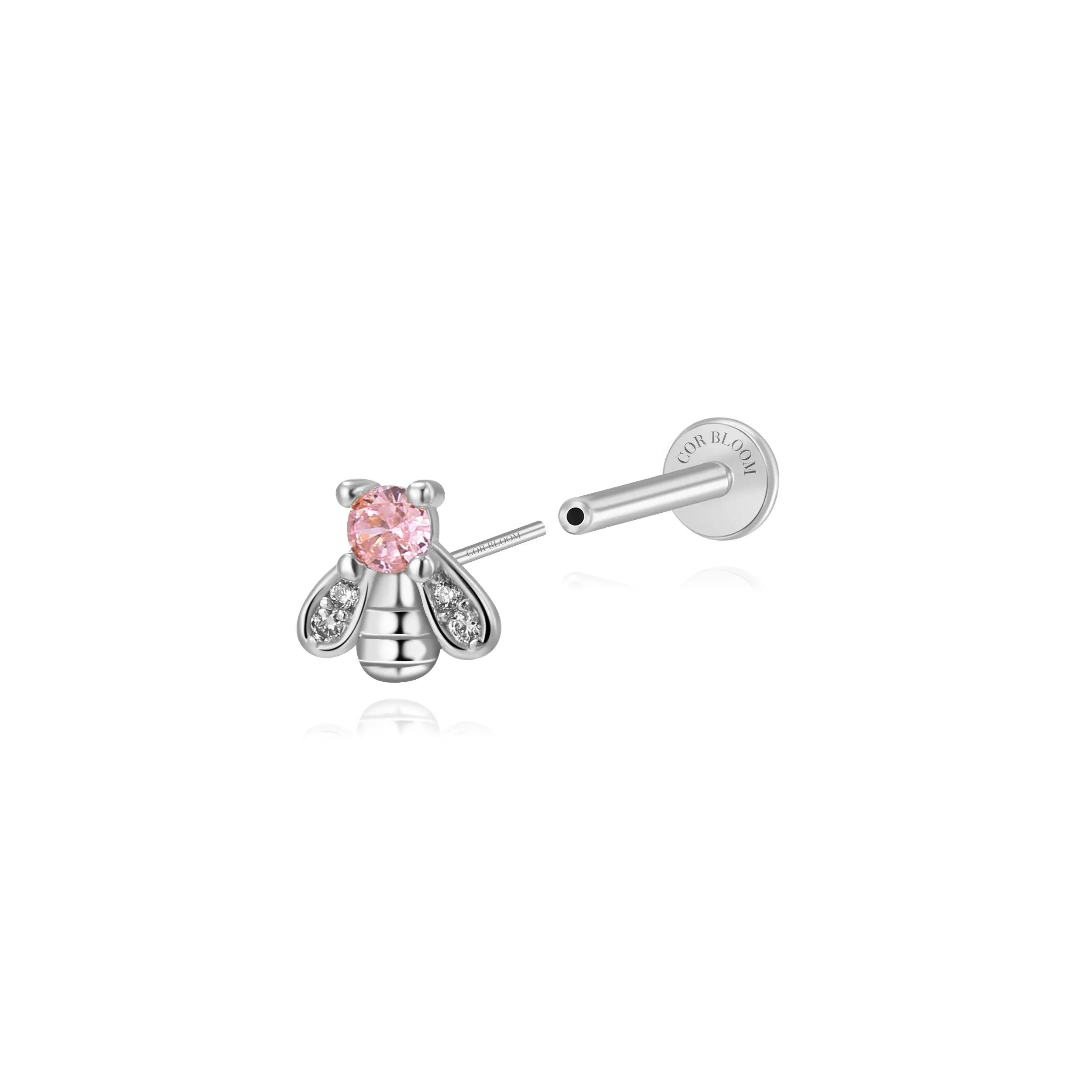 Spring Garden Bee Flat Back Stud – Princess Bee