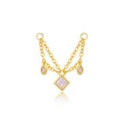 Helios Duo Chain - White Opal