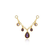 Zoticus Dewdrop Chain Attachment - Soft Amethyst Lavender