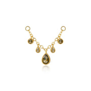 Zoticus Dewdrop Chain Attachment - Peridot