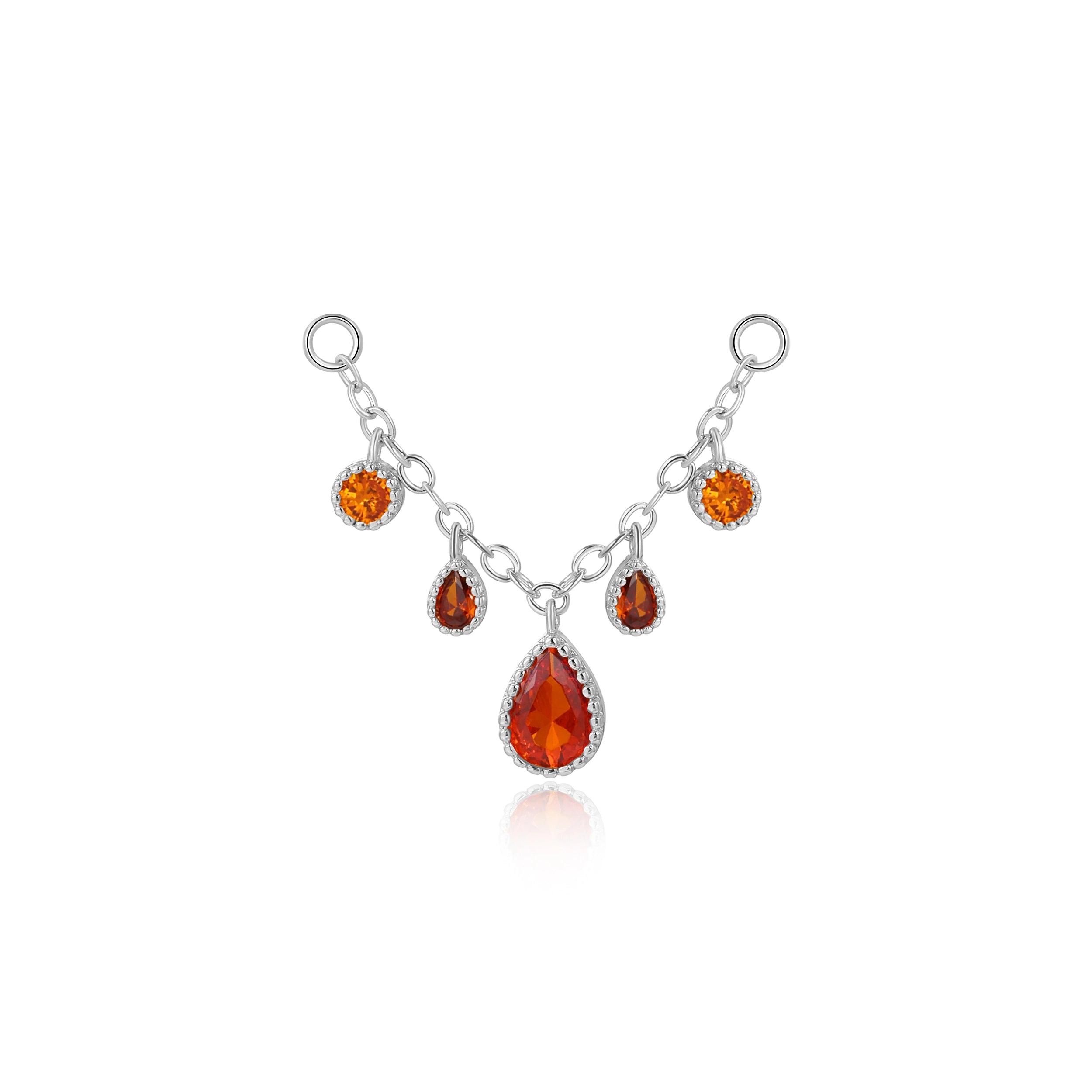 Zoticus Dewdrop Chain Attachment - Red Glow