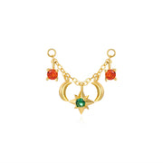 Iyla Guiding Star & Crescent Moon Chain - Fiesta
