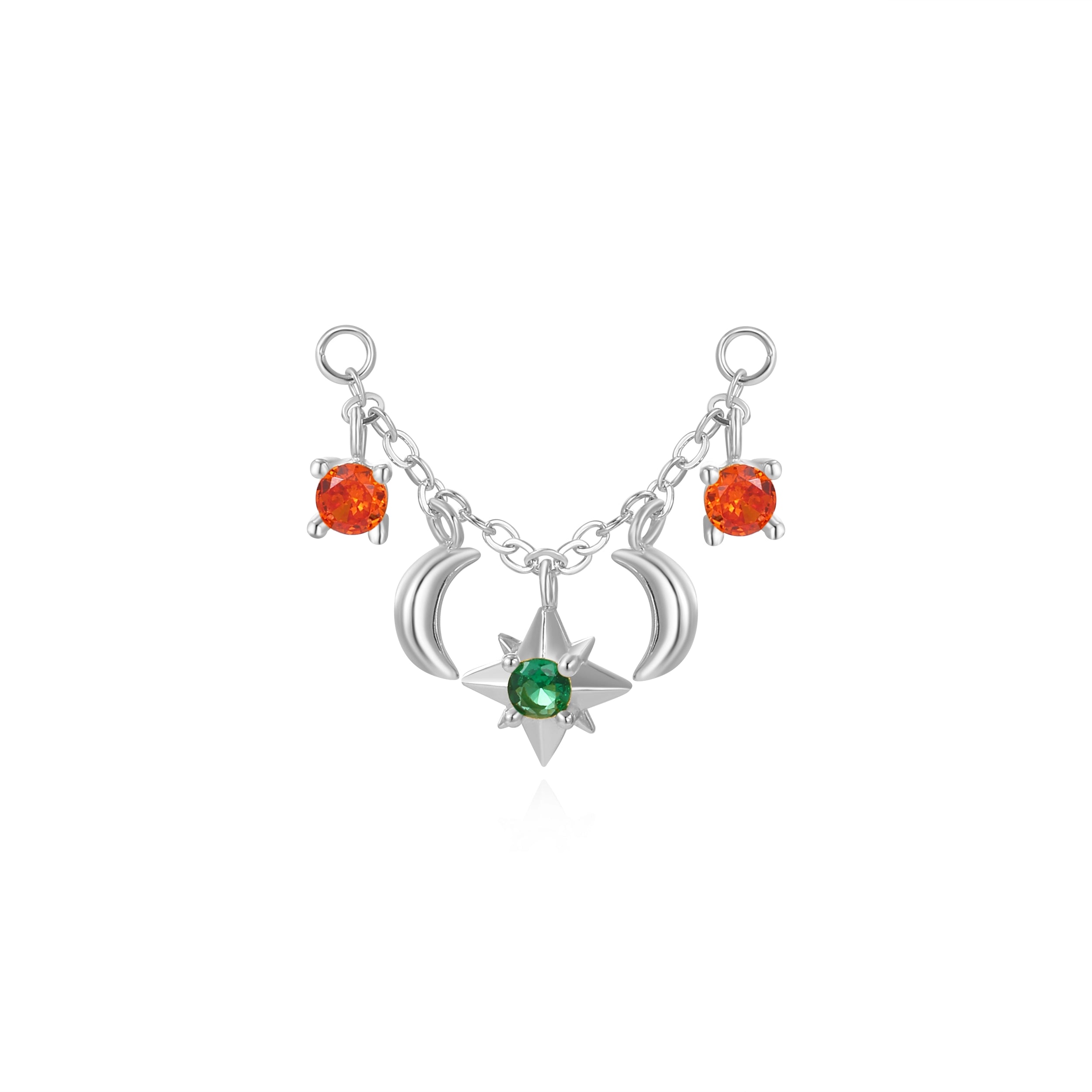 Iyla Guiding Star & Crescent Moon Chain - Fiesta