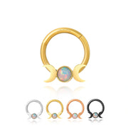 Cresent Moon Ritual Septum Clicker | Daith Hoop