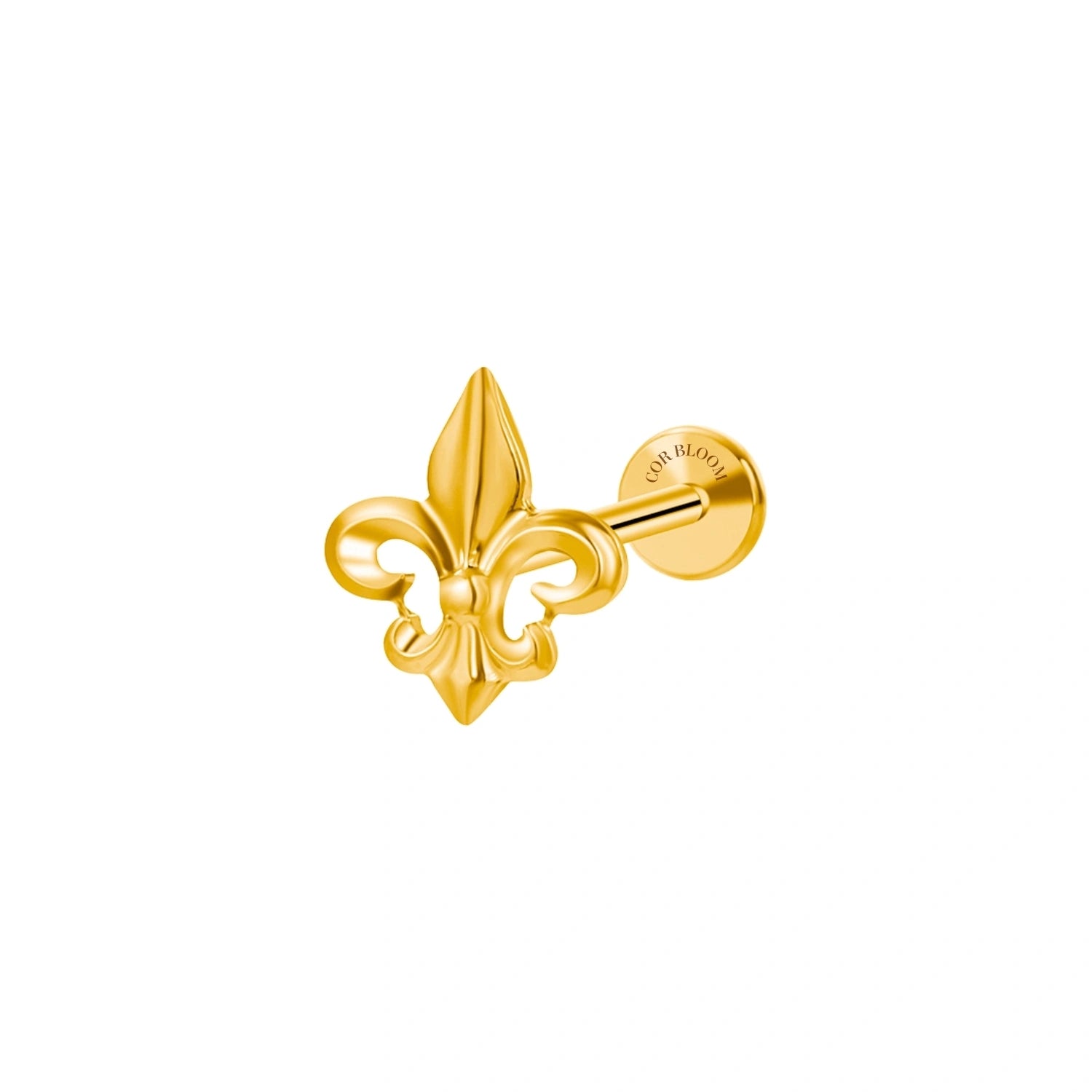 Titanium Sword of Iris Piercing Stud Earring