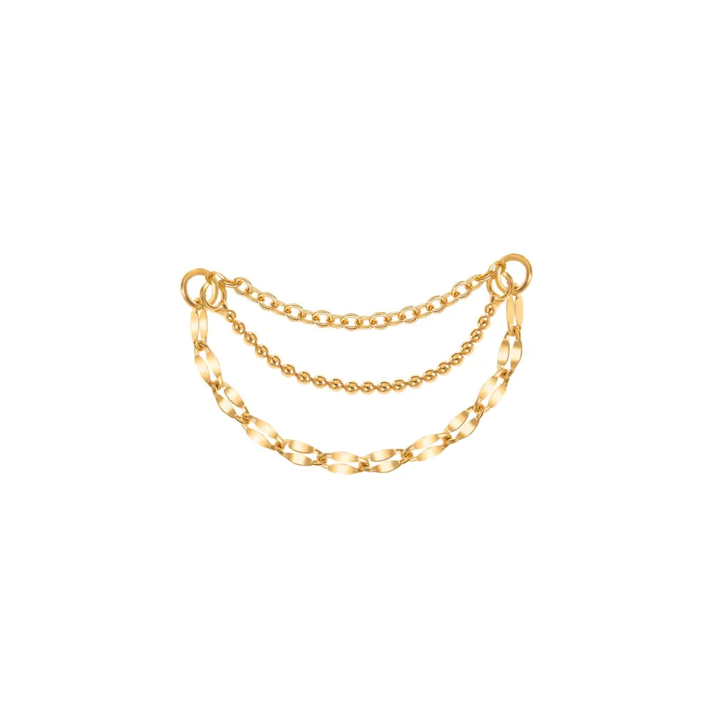 Tilly Trio Chain Attachment •  Helix Dangling Chain