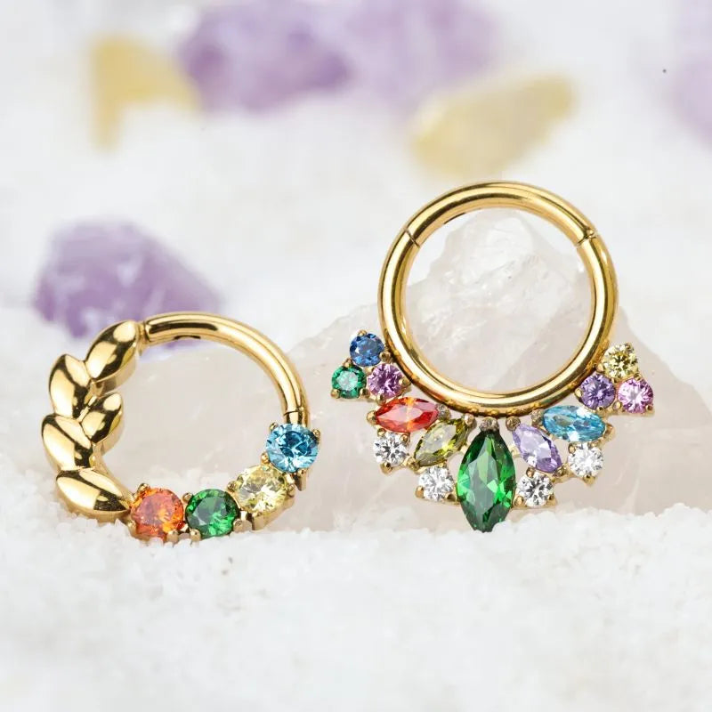 Titanium Celestia Marquise Crown Clicker - Phoenix