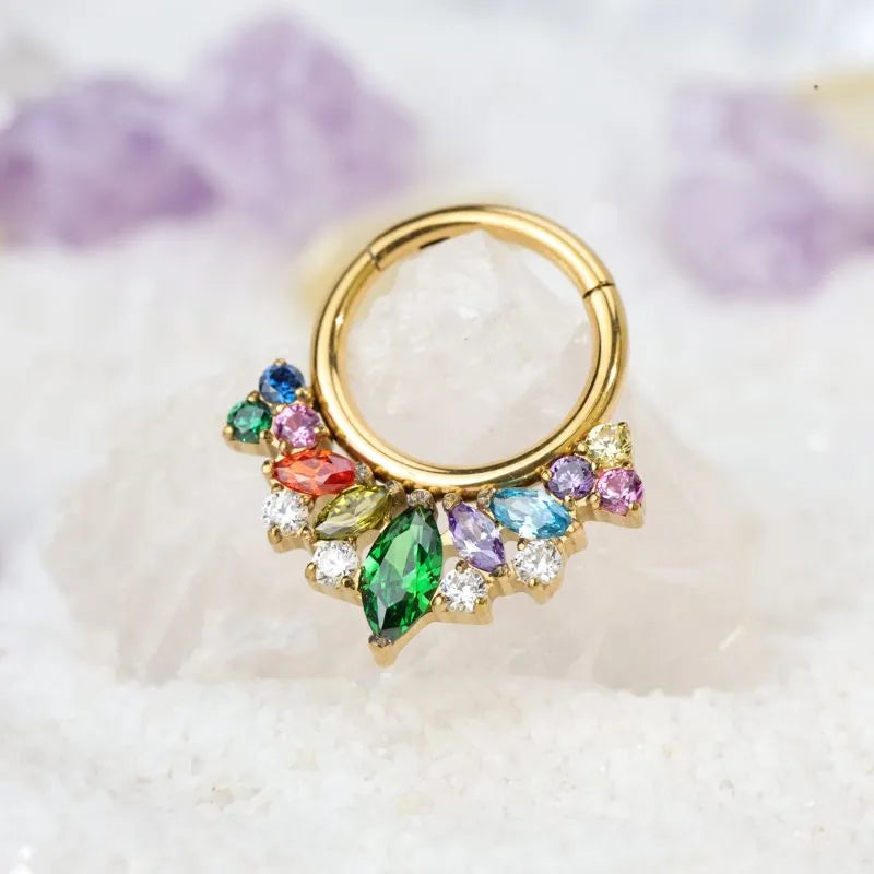 Titanium Celestia Marquise Crown Clicker - Phoenix