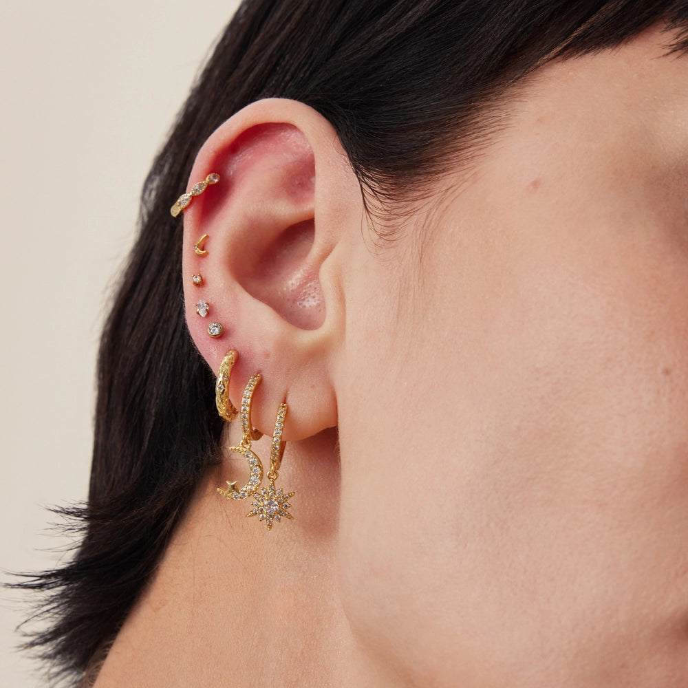 Titanium Essential Forever Diamond Flat Back Stud