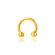 Titanium Basic Circular Horseshoe Barbellse