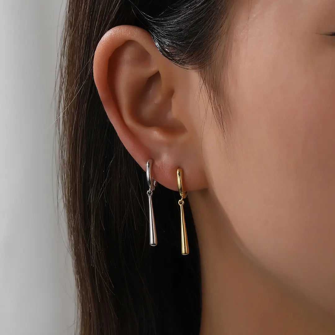 Endless  Fine Silver Earrings