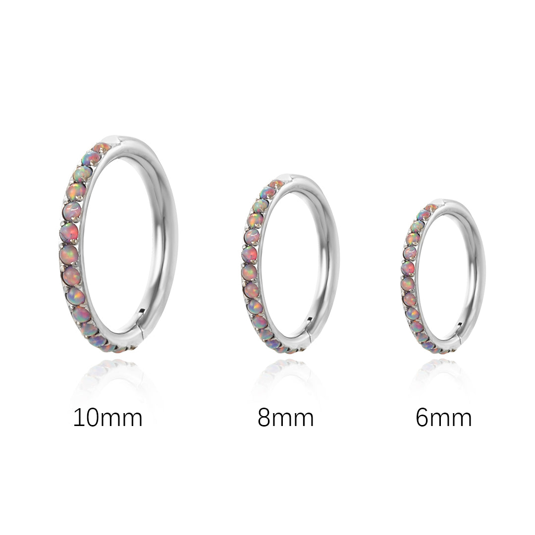 Multi-Color Lavander Opal Cartilage Hoop • Septum Ring