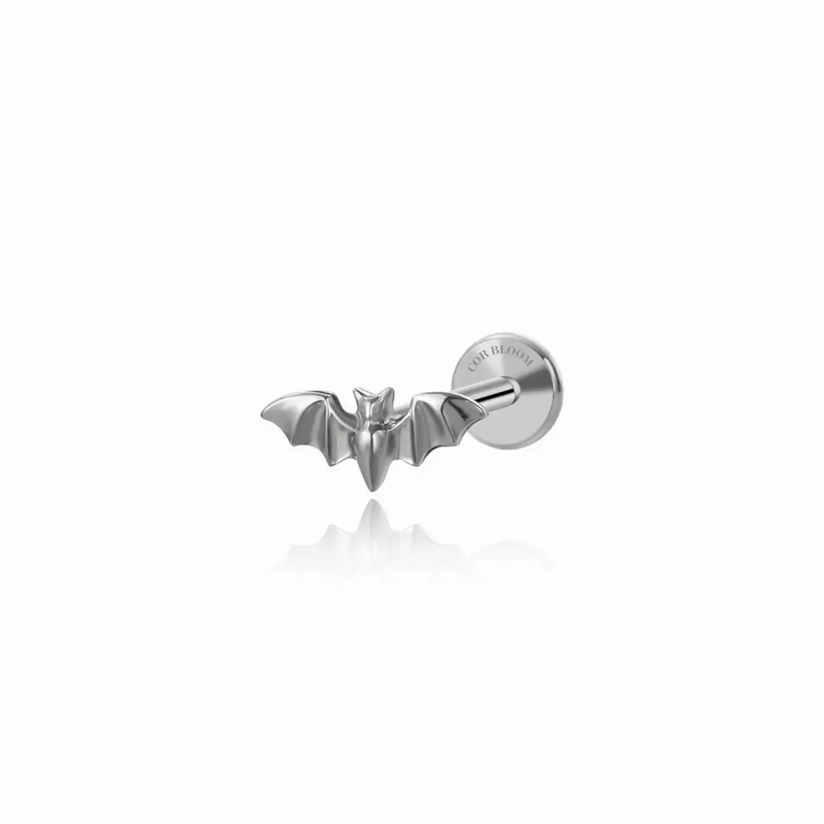 Titanium Mini Bat Piercing Stud