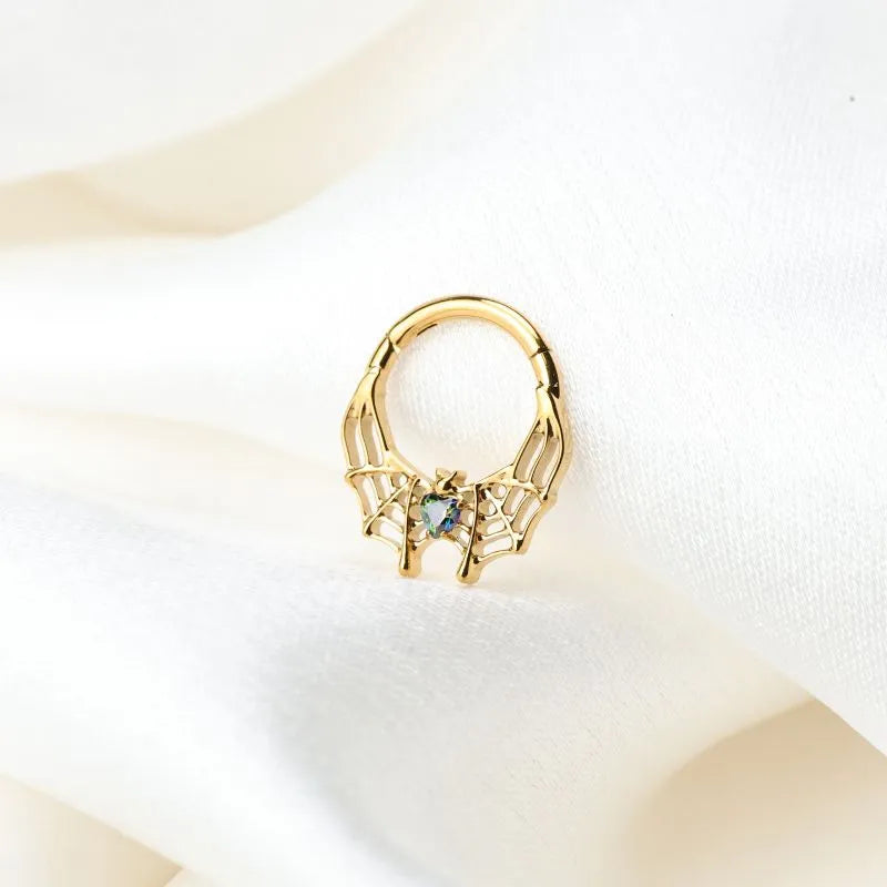 Titanium Arachné Dark Iridescent Spider Clicker