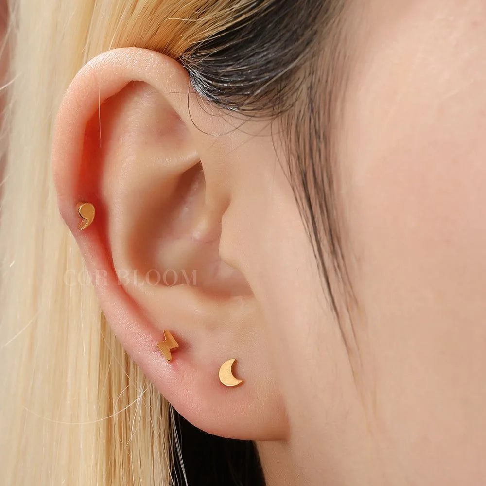 Aries Celestial Star Cartilage Helix Ear Piercing Earring Studs 16G –  MyBodiArt