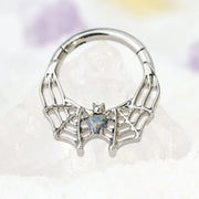 Titanium Arachné Dark Iridescent Spider Clicker