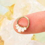 Anastasia-Clicker mit Opal im Baguette-Schliff