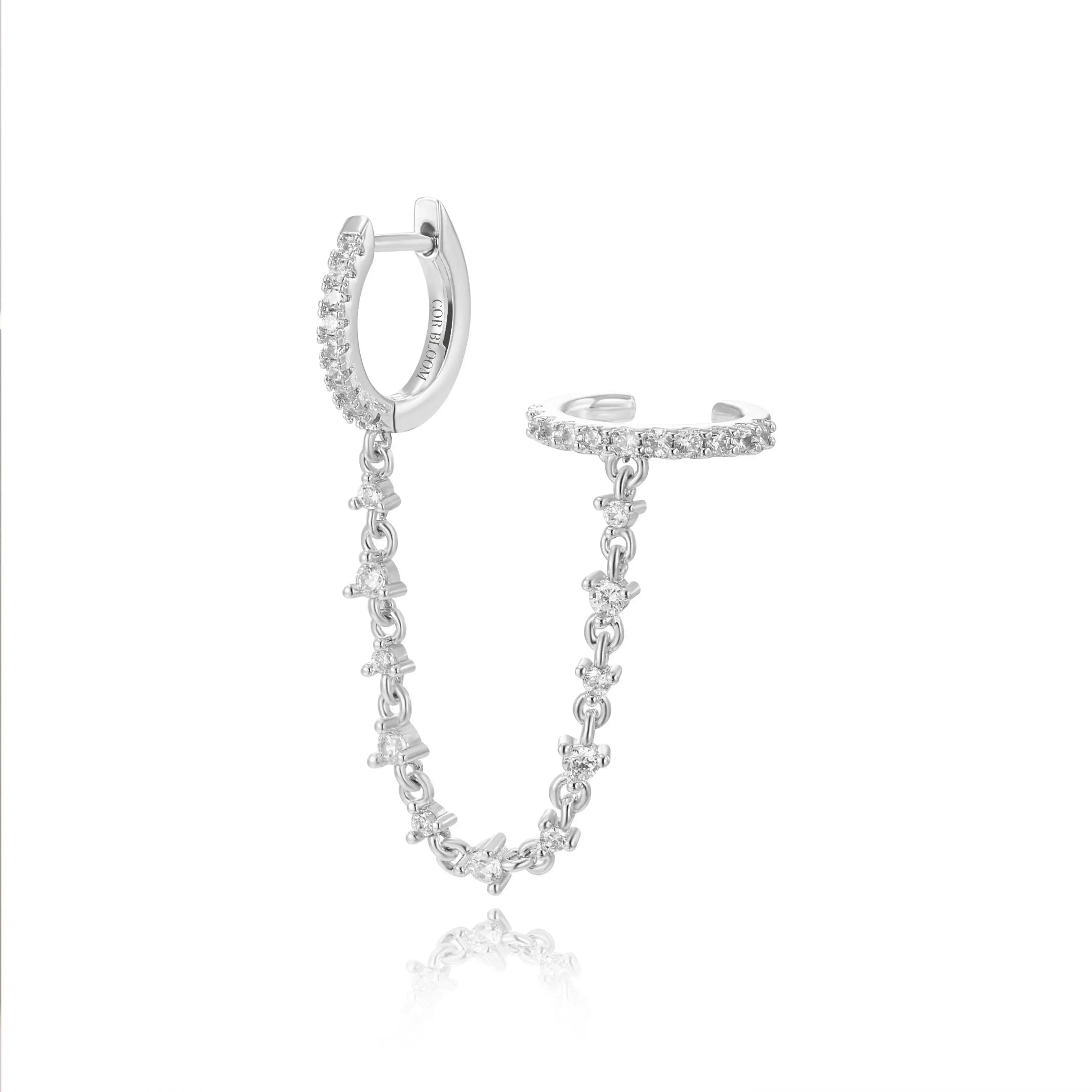Abrielle Diamond Chain Earring
