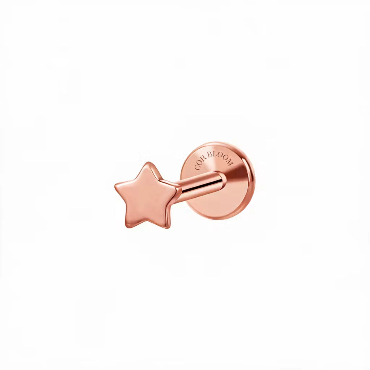 Titanium Martina Mini Star Flat Back Stud