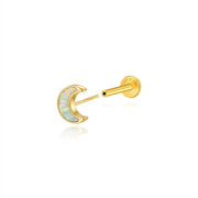 Harmony Opal Moon Stud