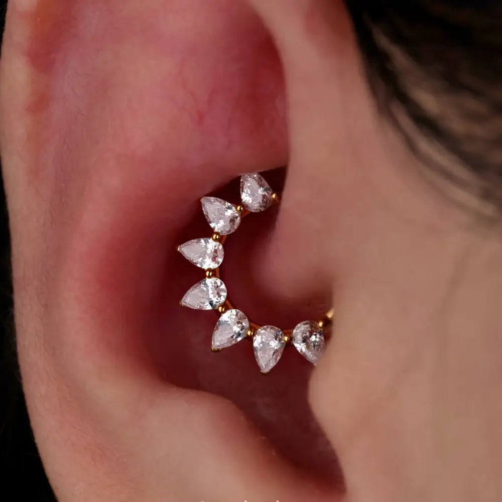 Daleyza Pear-Cut Diamond Clicker